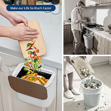 1.8 Gallon Compost Bin with Stainless Steel Lid