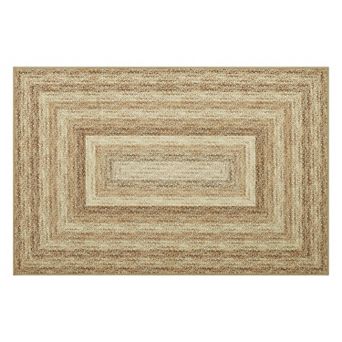 Modern Geometric Hallway Rug, Machine Washable Carpet Runner for Laundry Room, Bedroom, Kitchen
