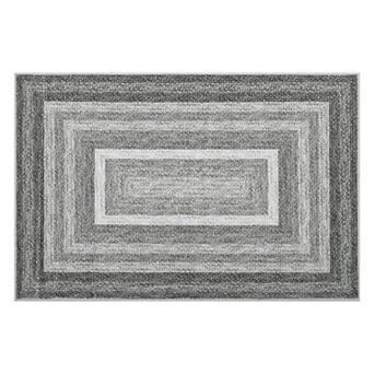 Modern Geometric Hallway Rug, Machine Washable Carpet Runner for Laundry Room, Bedroom, Kitchen