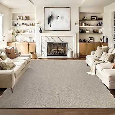 Modern Minimalist Area Rug Washable, Non-Slip, Ultra-Thin, Non-Shedding, Collapsible,Collapsible