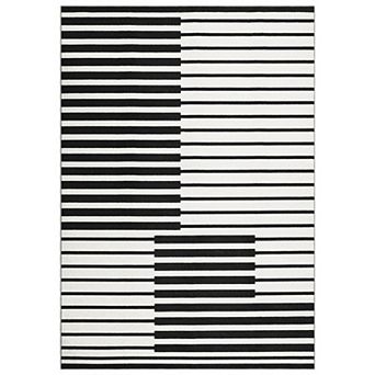 Modern Piano Key Area Rug, Stain Resistant Washable Soft Throw Carpet for Living Room Bedroom Office