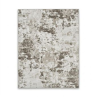 Modern Abstract Area Rug, Washable Non-Slip Low Pile Carpet for Living Room Bedroom Home Decoration