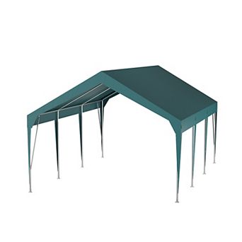 Outdoor Portable Garage Shelter, Weather Resistant Car Canopy Tent for Car Truck Daily Protection