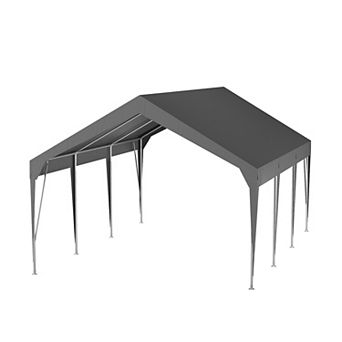 Outdoor Portable Garage Shelter, Weather Resistant Car Canopy Tent for Car Truck Daily Protection