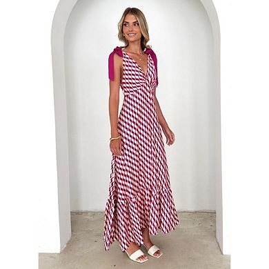 Women's Sleeveless Formal Dress Casual Deep V Neck Loose Plain Cocktail Long Maxi Dresses