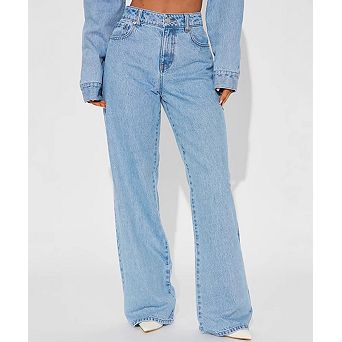 Women's High-Waisted Straight Leg Jeans with Heart Pockets