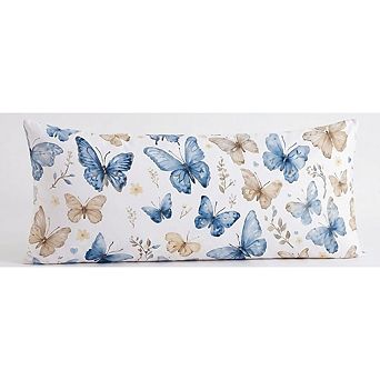 Butterfly Body Pillow Cover Soft Polyester Decorative Cushion Case