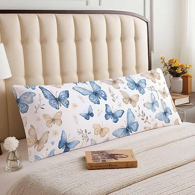 Butterfly Body Pillow Cover Soft Polyester Decorative Cushion Case
