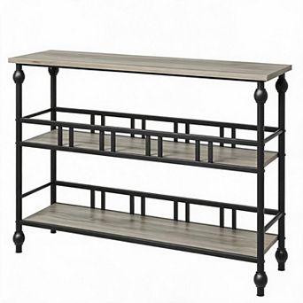 Entryway Table, Console Table with 3 tier 43" Entryway Table with Storage