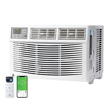 8000 BTU Window Air Conditioner - Energy Efficient AC with Dehumidifier, Ultra Quiet 3-in-1 Cooling