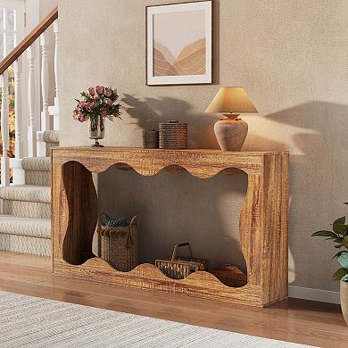 Console Tables for EntryWay with Storage, Narrow Entryway Sofa Table for Hallway