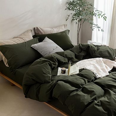 Wash Cotton Duvet Cover King Size 104x90 with 2 Pillowcases