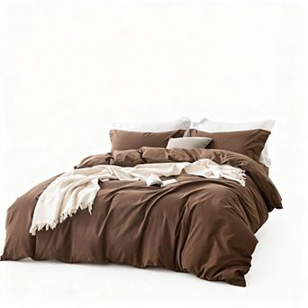 Wash Cotton Duvet Cover King Size 104x90 with 2 Pillowcases
