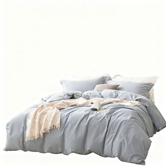 Wash Cotton Duvet Cover King Size 104x90 with 2 Pillowcases