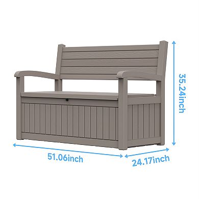 Storage Chair with Hidden Compartment, Space-Saving Seat Organizer for Living Room Entryway