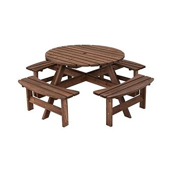 Wooden Classic Picnic Table Set