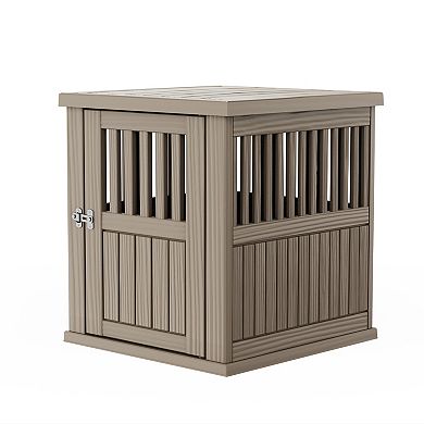 Heavy Duty Indoor Dog Crate Kennel for Medium to Large Dogs Secure Pet Cage with Tray