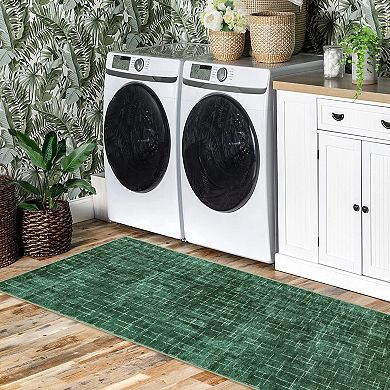 Abstract Area Rugs, Modern Boho Neutral Striped Anti-Skid Contemporary Geometric Washable Carpets