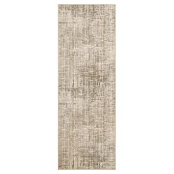Abstract Area Rugs, Modern Boho Neutral Striped Anti-Skid Contemporary Geometric Washable Carpets