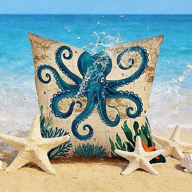 Decorative Throw Pillow Cover 18x18 Inch Square Spring Summer Winter Decorations