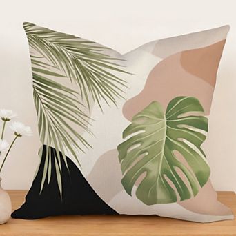 Decorative Throw Pillow Cover 18x18 Inch Square Spring Summer Winter Decorations