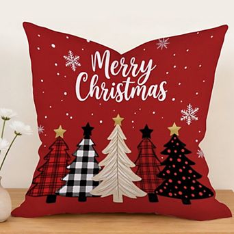 Decorative Throw Pillow Cover 18x18 Inch Square Spring Summer Winter Decorations