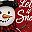 Red Winter Snowman