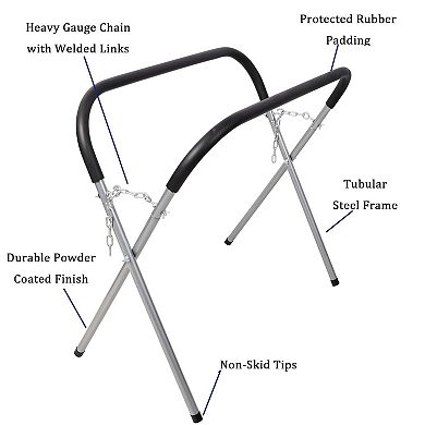 Folding Heavy-Duty Steel Workbench Stand for Garage Home Projects,750LBs Capacity