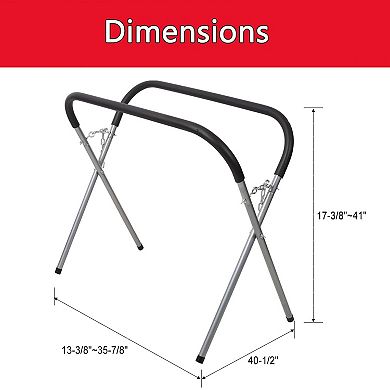 Folding Heavy-Duty Steel Workbench Stand for Garage Home Projects,750LBs Capacity