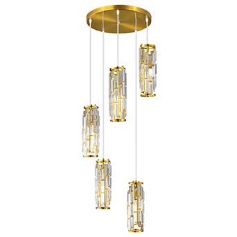 Modern Crystal Pendant Light for Home Indoor Decor