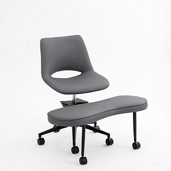 Ergonomic Swivel Criss Cross Chair, Height Adjustable Leisure Chair for Relaxation Meditation