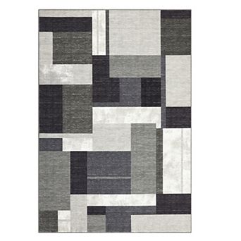 Area Rug Machine Washable Rug Modern Rugs Foldable Stain Resistant Carpet for Living Room Bedroom