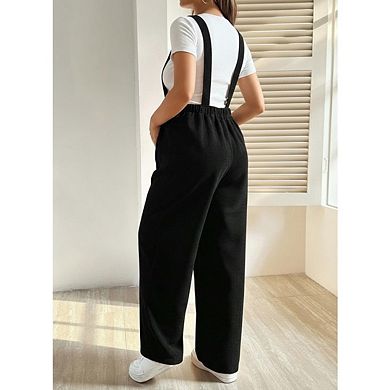 Womens Maternity Overalls Jumpsuit Romper Bodysuit Outfit