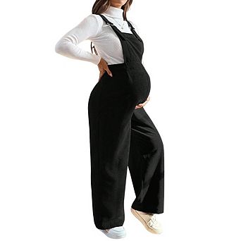 Womens Maternity Overalls Jumpsuit Romper Bodysuit Outfit