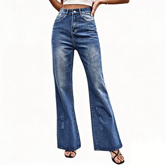 Women's High Waist Flare Jeans