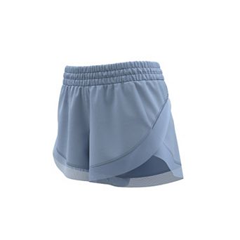 Women’s Mesh Trim Running Shorts Quick Dry Anti-See-Through Athletic Shorts