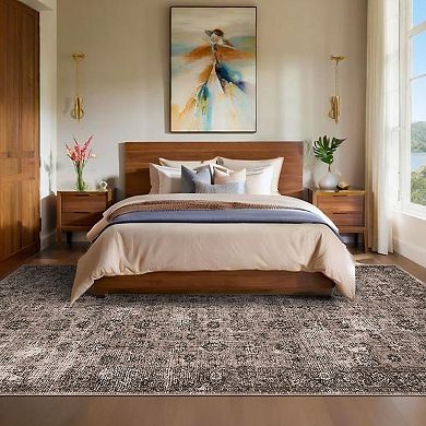 Large Area Rugs for Living Room Soft Vintage Area Rugs Distressed Non-Shedding Throw Carpet