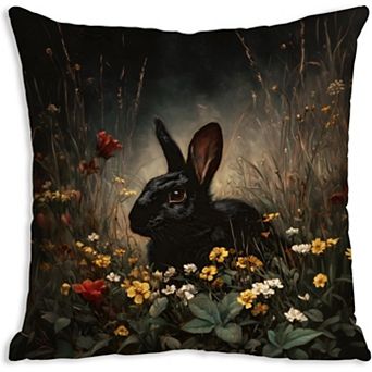 Vintage Cat Print Throw Pillow Covers Cotton Double-Sided Hidden Zipper