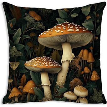 William Morris Inspired Floral Hummingbird Throw Pillow Cover, Vintage Retro Home Decor