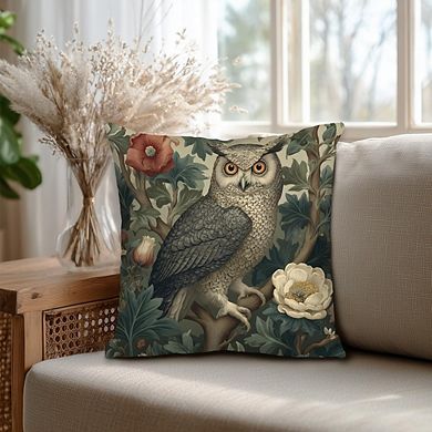 William Morris Owl Throw Pillow Covers Soft Decorative Cushion Covers