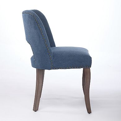 Pnronnc Curved Frame Dining Chairs with Nailhead Trim Dinner Chair