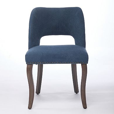 Pnronnc Curved Frame Dining Chairs with Nailhead Trim Dinner Chair