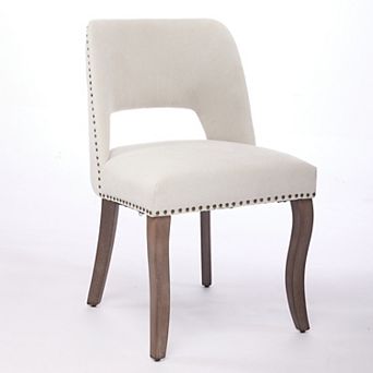 Pnronnc Curved Frame Dining Chairs with Nailhead Trim Dinner Chair
