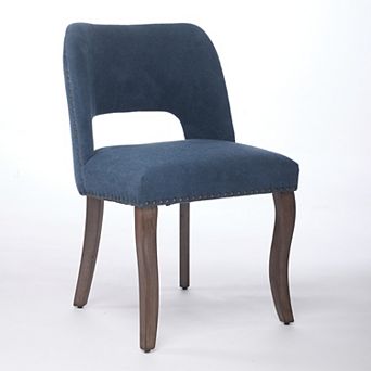 Pnronnc Curved Frame Dining Chairs with Nailhead Trim Dinner Chair