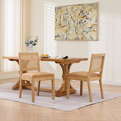 Pnronnc Farmhouse Dining Chairs Kitchen Chairs Upholstered Side Chair Armless Stools