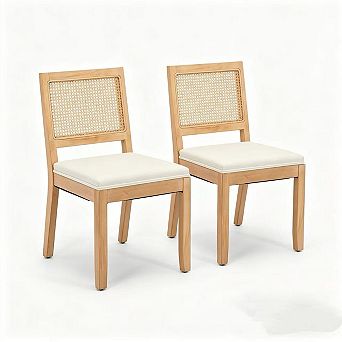 Pnronnc Farmhouse Dining Chairs Kitchen Chairs Upholstered Side Chair Armless Stools