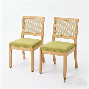 Pnronnc Farmhouse Dining Chairs Kitchen Chairs Upholstered Side Chair Armless Stools