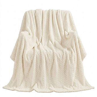 Super Soft Flannel Fleece Throw Blanket, Lightweight Cozy Plush All-Season Blanket