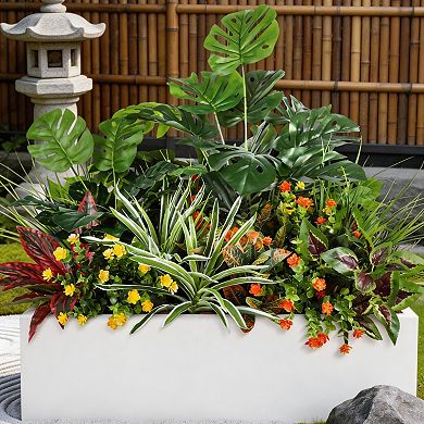 18 Pcs UV Resistant Artificial Boxwood Greenery