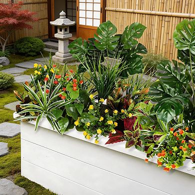 18 Pcs UV Resistant Artificial Boxwood Greenery